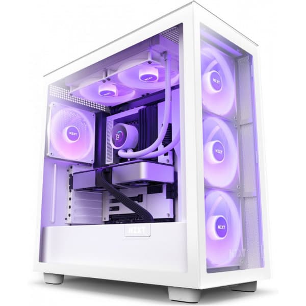 NZXT Kraken 280 RGB -vandkølingssystem, hvid