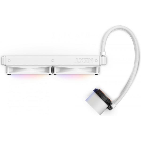 NZXT Kraken 280 RGB -vandkølingssystem, hvid