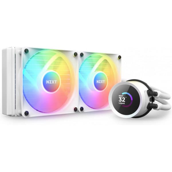 NZXT Kraken 240 RGB -vandkølesystem, hvid Hvid