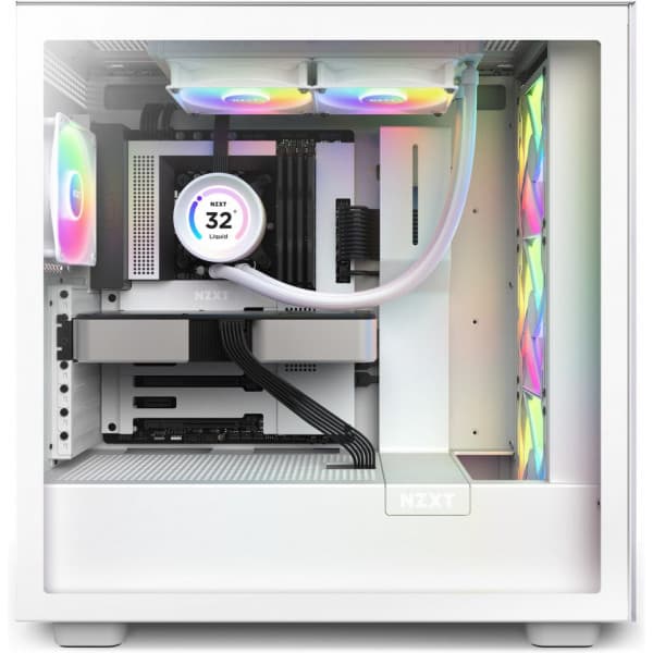 NZXT Kraken Elite 240 RGB -nestejäähdytysjärjestelmä, valkoinen