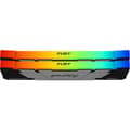 Pikkukuva 3 / 8: Kingston FURY Renegade RGB DDR4 3200 MHz CL16 32 Gt -muistimodulipakkaus, musta/hopea