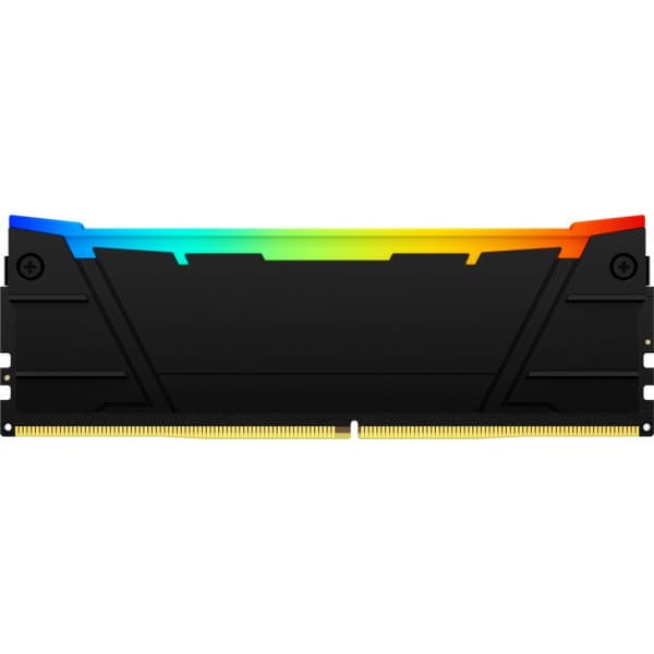 Kingston FURY Renegade RGB DDR4 3200 MHz CL16 32 Gt -muistimodulipakkaus, musta/hopea