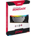 Pikkukuva 8 / 8: Kingston FURY Renegade RGB DDR4 3200 MHz CL16 32 Gt -muistimodulipakkaus, musta/hopea