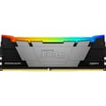Pikkukuva 2 / 8: Kingston FURY Renegade RGB DDR4 3200 MHz CL16 32 Gt -muistimodulipakkaus, musta/hopea