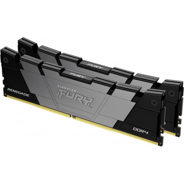 Kingston FURY Renegade DDR4 3600 MHz CL16 32 Gt -muistimodulipakkaus, musta/hopea