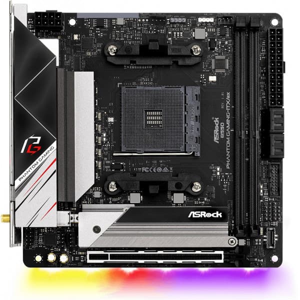ASRock B550 PHANTOM GAMING ITX/ax bundkort