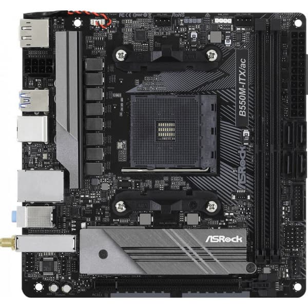 ASRock B550M-ITX/ac moderkort