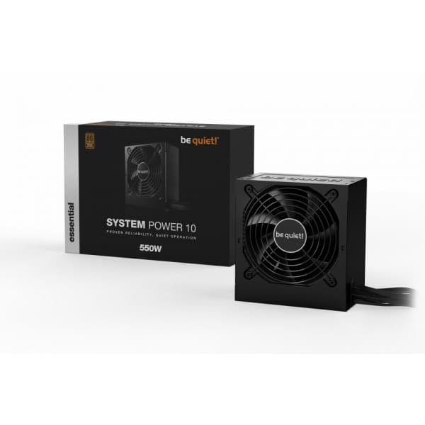 be quiet! System Power 10 ATX-strømforsyning, 550 W
