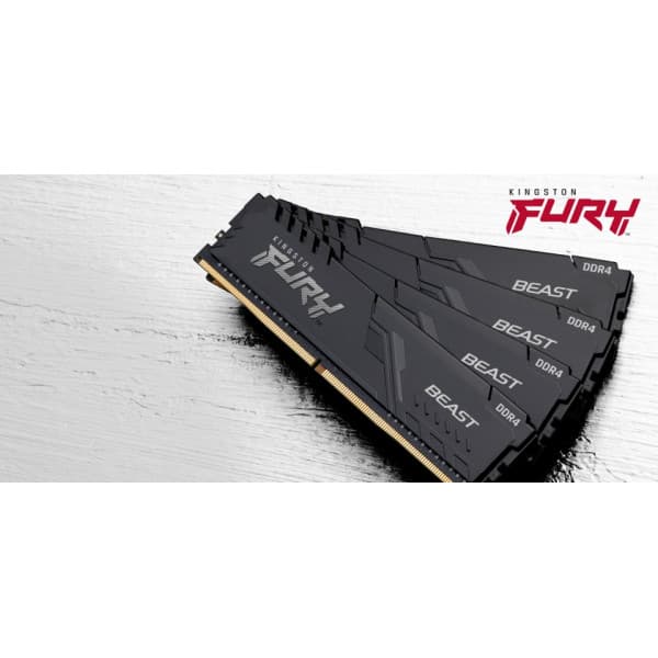 Kingston FURY Beast DDR4 3200 MHz CL16 16 Gt -hukommelsesmodulpakke