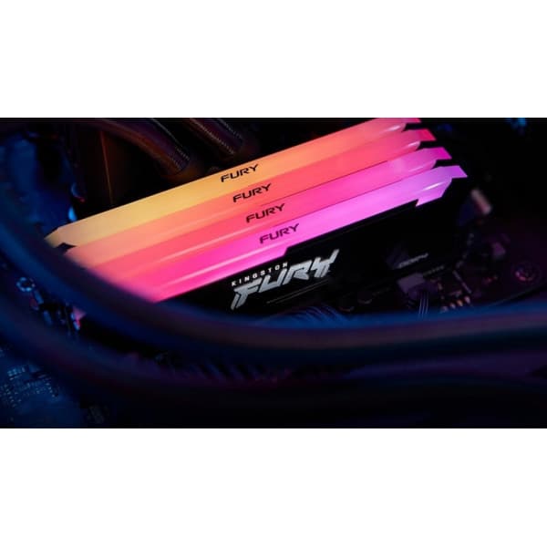 Kingston FURY Beast RGB DDR4 3200 MHz CL16 64 Gt -hukommelsesmodulpakke