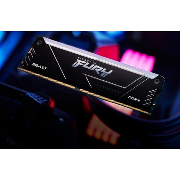 Kingston FURY Beast RGB DDR4 3200 MHz CL16 64 Gt -hukommelsesmodulpakke