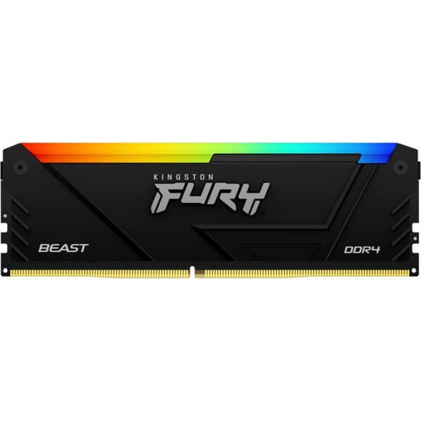 Kingston FURY Beast RGB DDR4 3200 MHz CL16 32 Gt -muistimodulipaketti