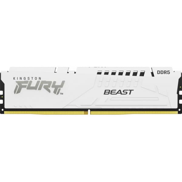 Kingston FURY Beast DDR5 EXPO 6000 MHz CL36 32 Gt -muistimodulipakkaus, valkoinen