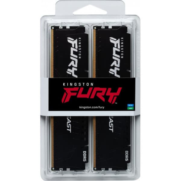 Kingston FURY Beast DDR5 5200 MHz CL40 32 Gt -muistimodulipakkaus