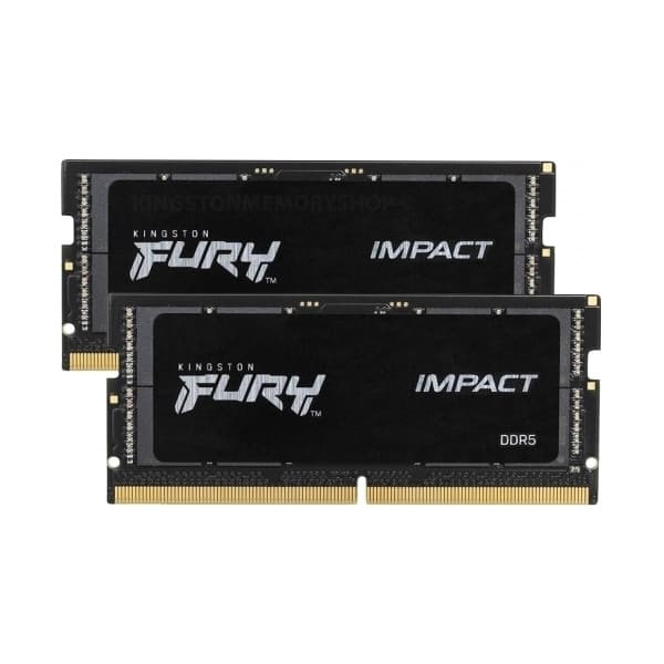 Kingston FURY Impact DDR5 4800 MHz SO-DIMM 64 Gt -muistimodulipaketti