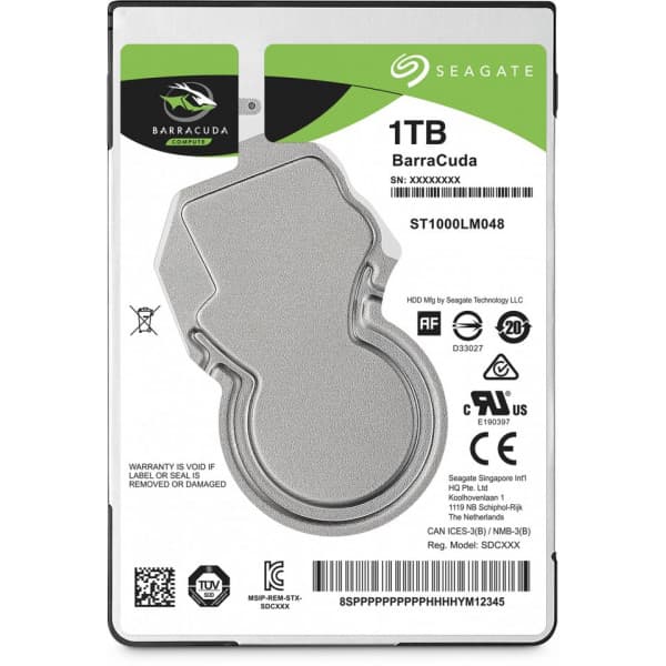 Seagate BarraCuda 1 Tt SATAIII 128 Mt 2,5" -kovalevy