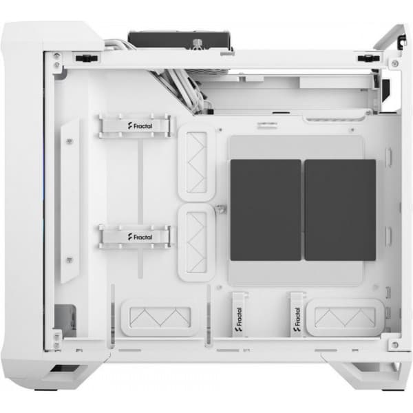 Fractal Design Torrent Nano RGB TG Light Tint Mini-ITX-kabinet, hvid