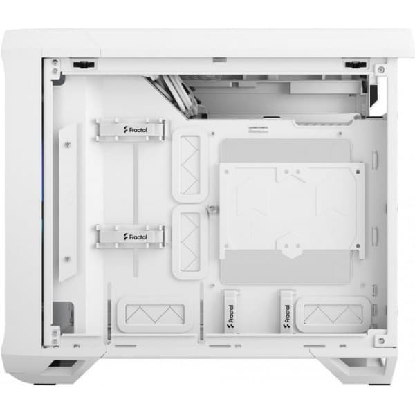 Fractal Design Torrent Nano RGB TG Light Tint Mini-ITX-kabinet, hvid