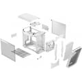 Miniatyrbillede 7 af 7: Fractal Design Torrent Nano RGB TG Light Tint Mini-ITX-kabinet, hvid