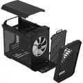 Miniatyrbillede 6 af 8: Fractal Design Torrent Nano RGB TG Light Tint Mini-ITX-kabinet, sort