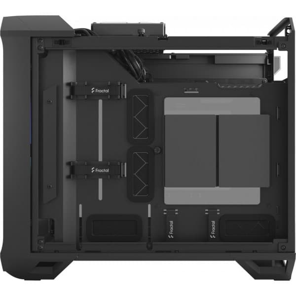 Fractal Design Torrent Nano RGB TG Light Tint Mini-ITX-kabinet, sort