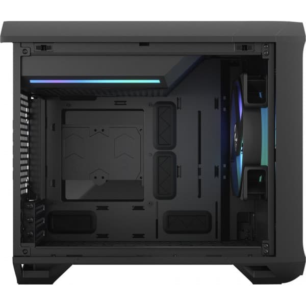 Fractal Design Torrent Nano RGB TG Light Tint Mini-ITX-kabinet, sort