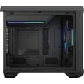 Miniatyrbillede 8 af 8: Fractal Design Torrent Nano RGB TG Light Tint Mini-ITX-kabinet, sort