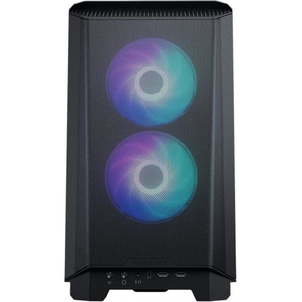 Phanteks Eclipse P200A D-RGB Mini-ITX-kabinet med vindue, sort