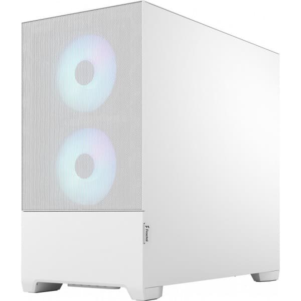 Fractal Design Pop Mini Air RGB White TG Mini-ITX-kabinet med vindue, hvid