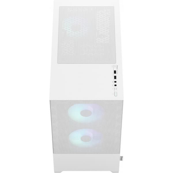 Fractal Design Pop Mini Air RGB White TG Mini-ITX-kabinet med vindue, hvid