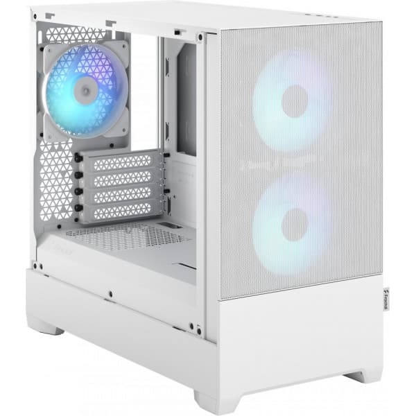 Fractal Design Pop Mini Air RGB White TG Mini-ITX-kabinet med vindue, hvid