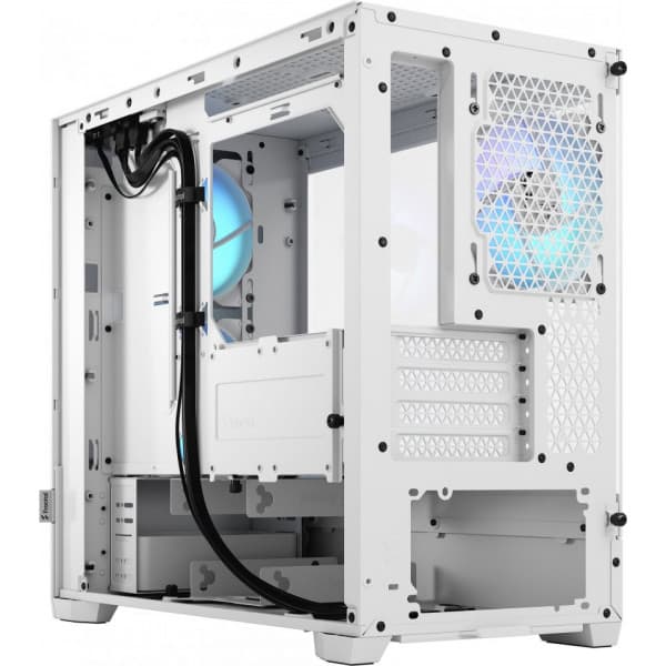 Fractal Design Pop Mini Air RGB White TG Mini-ITX-kabinet med vindue, hvid