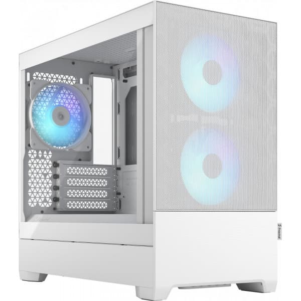 Fractal Design Pop Mini Air RGB White TG Mini-ITX-kabinet med vindue, hvid Hvid