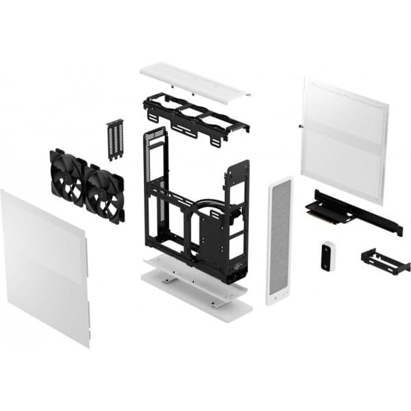 Fractal Design Ridge Mini-ITX-kabinet, hvid