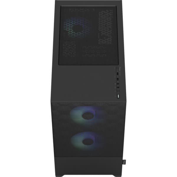 Fractal Design Pop Mini Air RGB Sort TG Mini-ITX-kabinet med vindue, sort