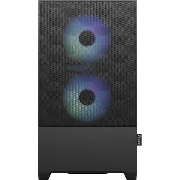 Fractal Design Pop Mini Air RGB Sort TG Mini-ITX-kabinet med vindue, sort