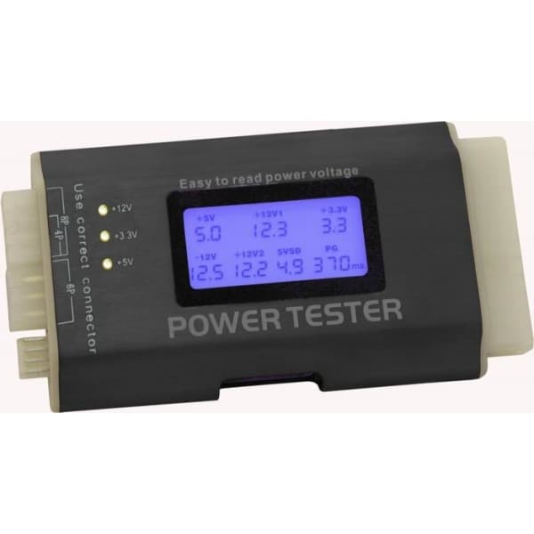 DeLOCK Power Supply Tester III - strømforsyningstester
