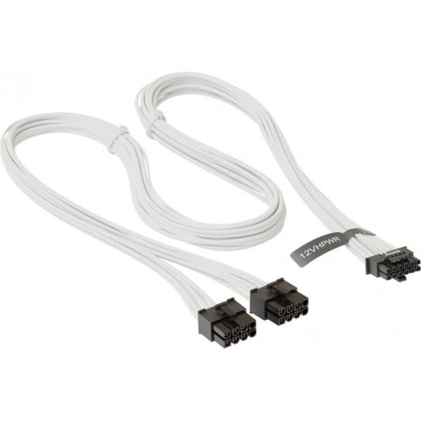 Seasonic 12VHPWR-kabel, vit