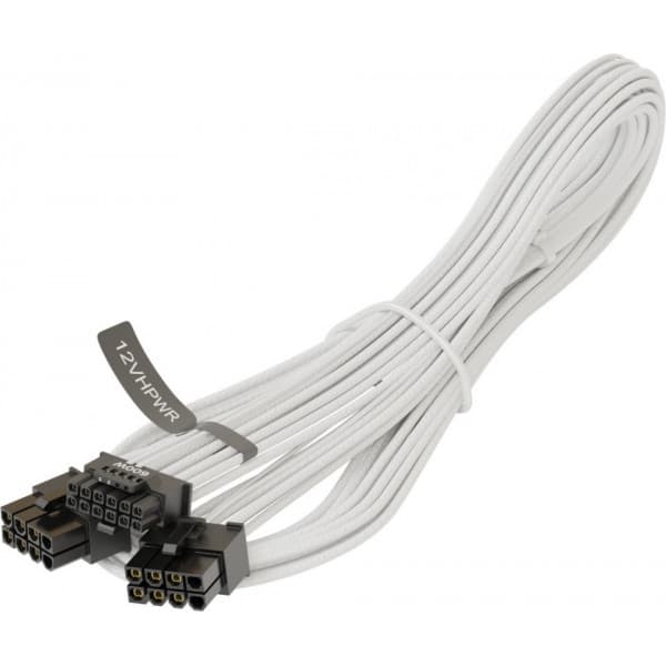 Seasonic 12VHPWR-kabel, hvid