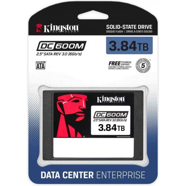 Kingston DC600M 3,84 Tt SATA III 2,5" -SSD-hårddisk