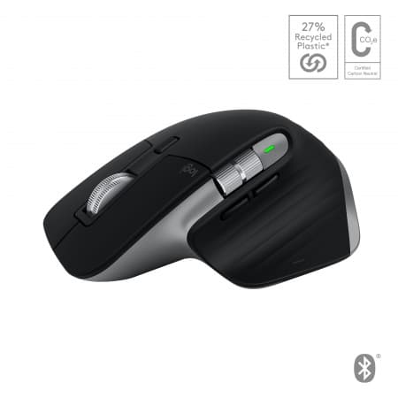 MX Master 3S For Mac Performance Wireless Mouse, Space Grey (1 stk.)