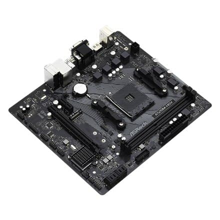 ASRock | A520M-HDV | Processorfamilj AMD | Processorsockel AM4 | DDR4 DIMM | Minnesplatser 2 | Stöd för hårddiskgränssnitt