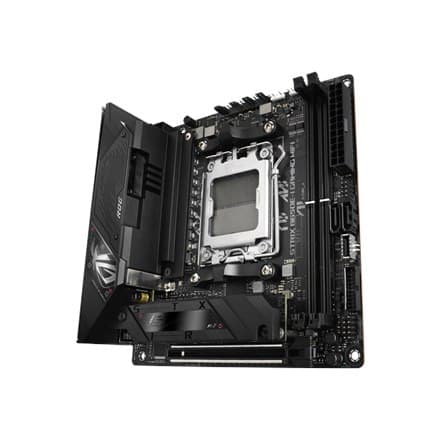 Asus | ROG STRIX B650E-I GAMING WIFI | Processorfamilj AMD | Processorsockel AM5 | DDR5 DIMM | Minnesplatser 2 | Stöttas hårt