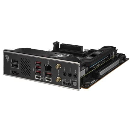 Asus | ROG STRIX B650E-I GAMING WIFI | Processorfamilj AMD | Processorsockel AM5 | DDR5 DIMM | Minnesplatser 2 | Stöttas hårt