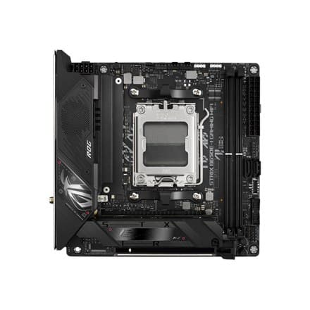 Asus | ROG STRIX B650E-I GAMING WIFI | Processorfamilj AMD | Processorsockel AM5 | DDR5 DIMM | Minnesplatser 2 | Stöttas hårt