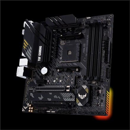 Asus | TUF Gaming B550M-Plus | Minnesplatser 4 | AMD B-chipset | Micro ATX | Processorfamilj AMD | Processorsockel AM4 | DDR4