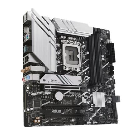 Asus | PRIME B760M-A WIFI D4 | Intel-processorfamilie | LGA1700 processor socket | DDR4 DIMM | Understøttede diskgrænseflader