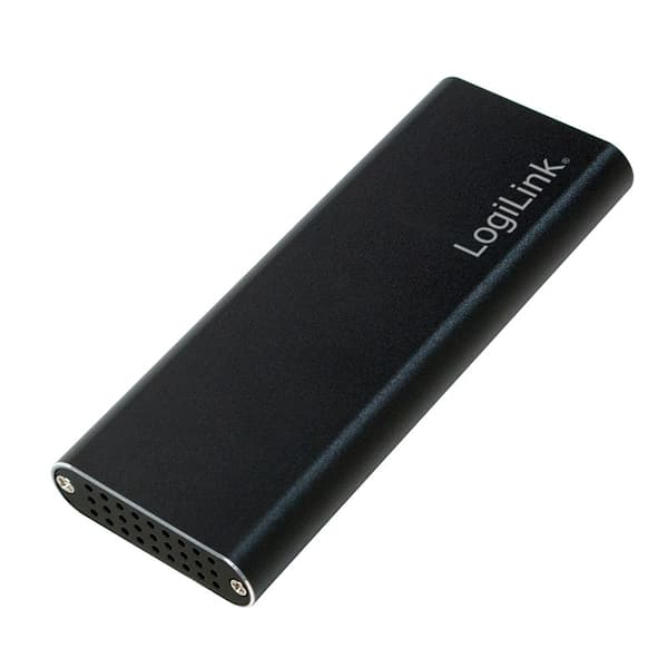 Logilink | Opbevaringskabinet | Solid state drev | M.2 | M.2 Kort | USB 3.1 (Gen 2) Sort