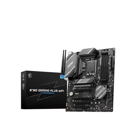 MSI | B760 GAMING PLUS WIFI | Processor Socket LGA1700 Socket | Chipset Typ Intel B760 | RAM-teknik som stöds DDR5 SDRAM