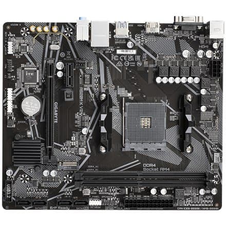 Gigabyte | A520M K V2 1,0 M/B | Processorfamilj AMD | Processorsockel AM4 | DDR4 DIMM | Minnesplatser 2 | Hårddisk som stöds d